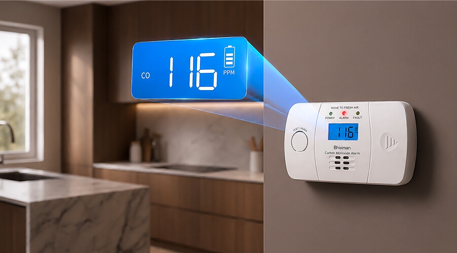 Carbon Monoxide Alarm HM-722ESY series,LCD Display