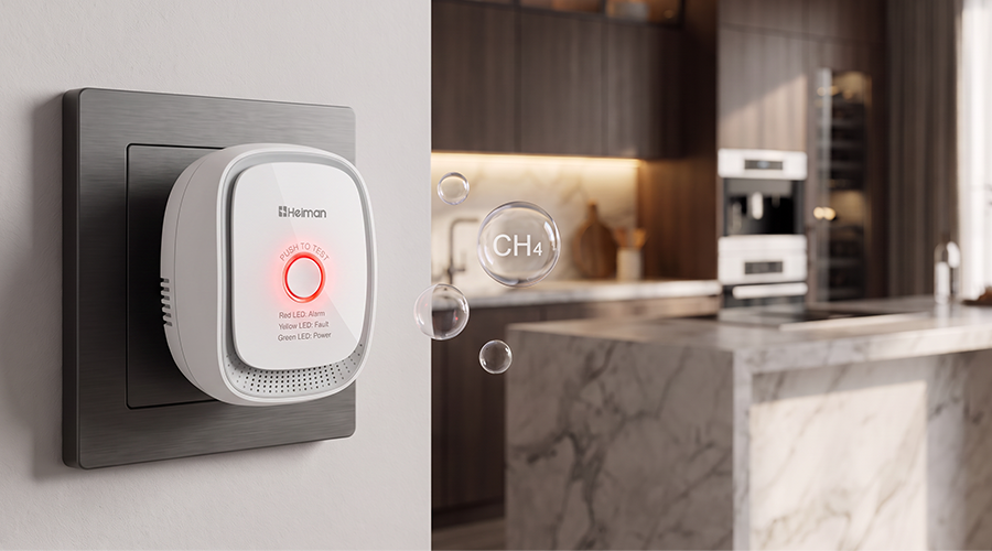 Smart Combustible Gas Sensor Heiman HS1CG series,Real-Time Gas Detection