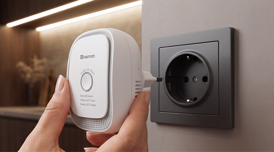 Smart Combustible Gas Sensor Heiman HS1CG series,Plug And Play & Lifespan Reminder