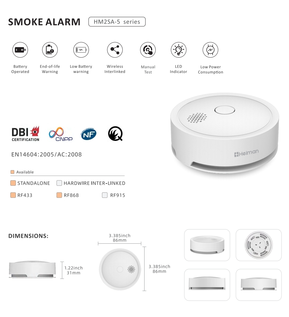 Smoke Alarm HM2SA-5 series