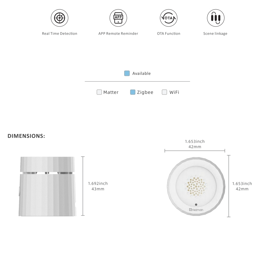 02 Smart Household Combustible Gas Detector G1 series