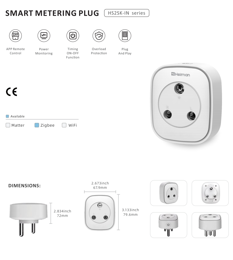 01 Smart Metering Plug HS2SK-IN series
