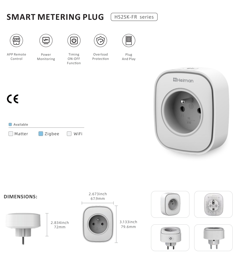 01 Smart Metering Plug HS2SK-FR series