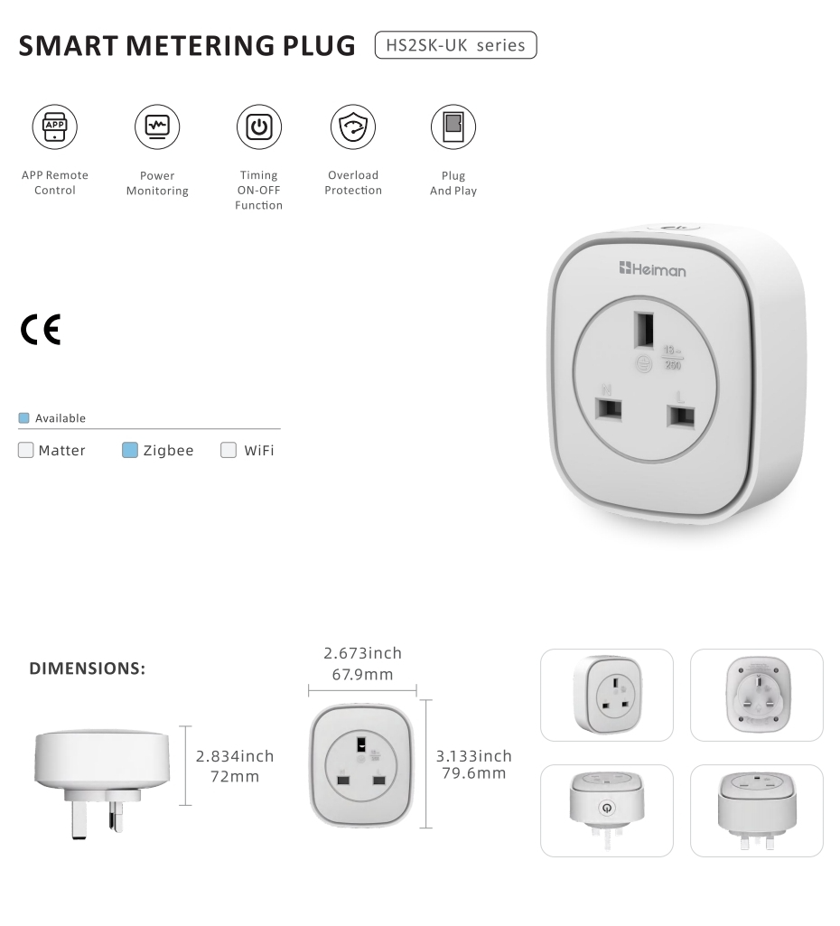 01 Smart Metering Plug HS2SK-UK series