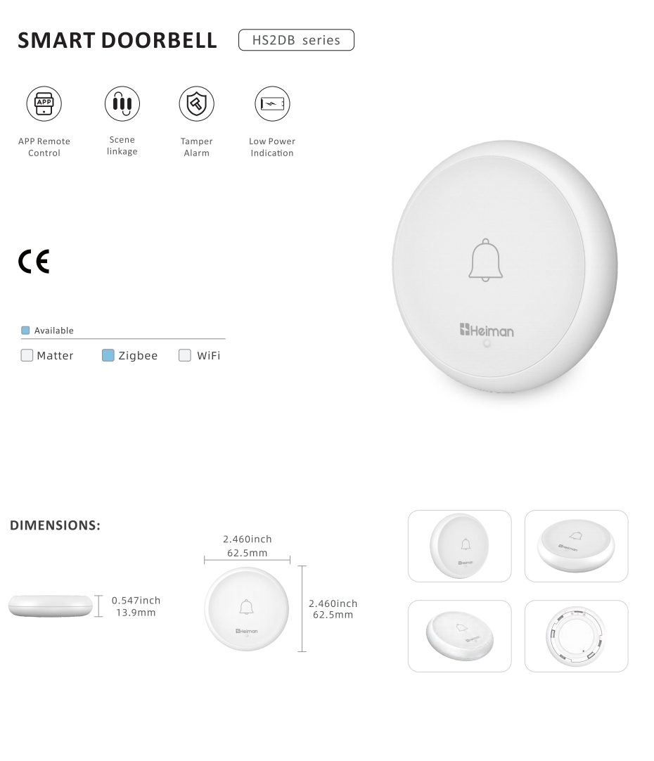 Smart Doorbell HEIMAN HS2DB series