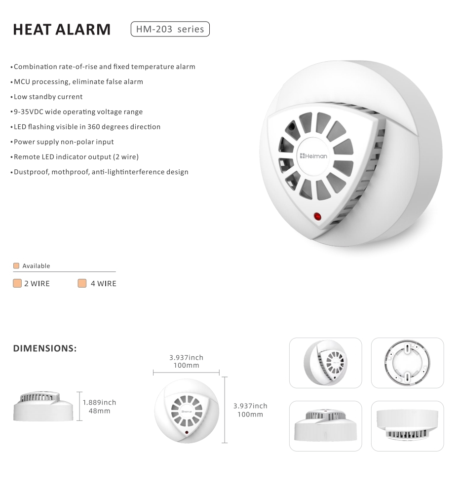 01 Heat Alarm HM-203 Series