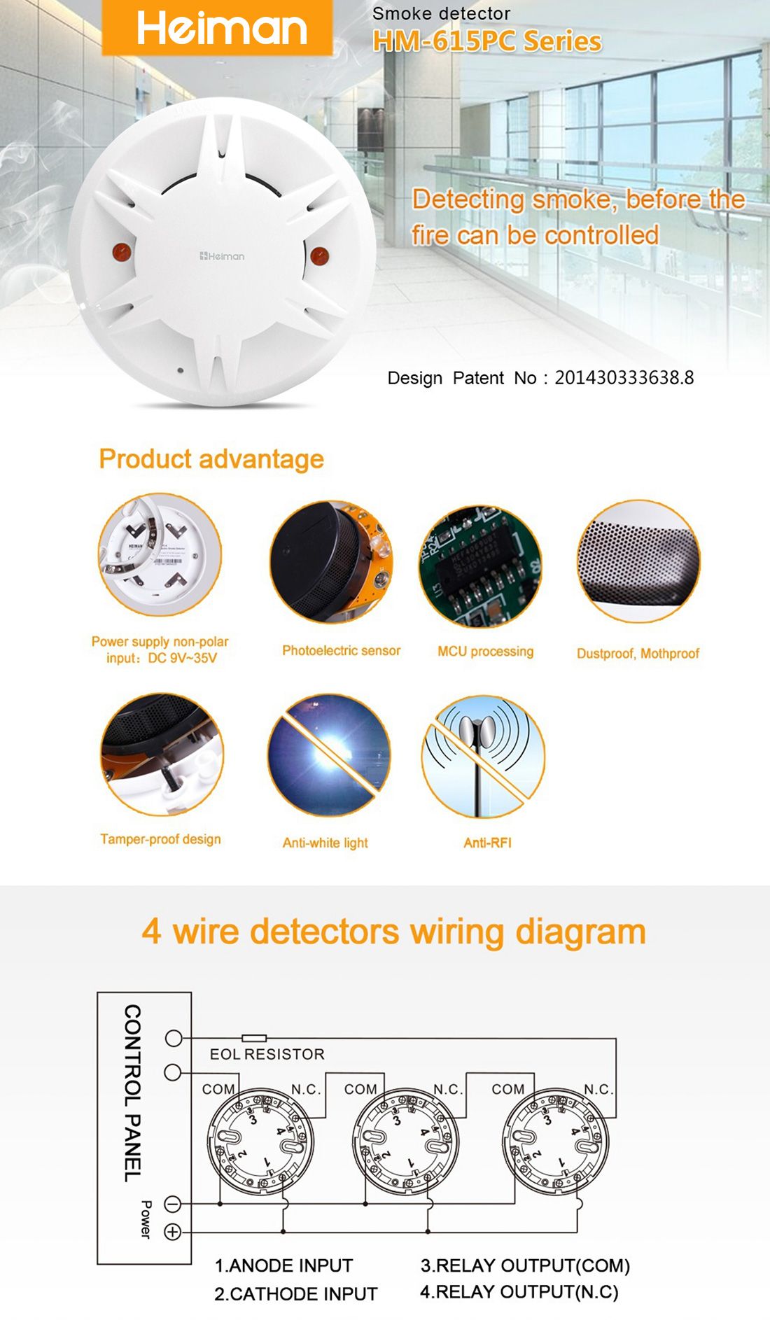 Smoke Detector_PRODUCT_Shenzhen Heiman Technology Limited