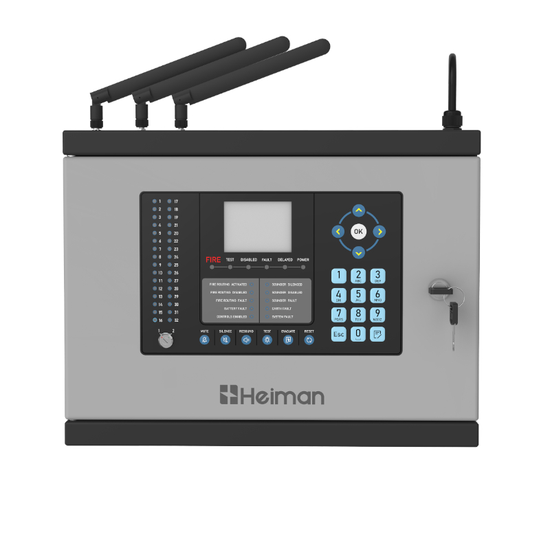 EN54-2 /EN54-4 Fire Alarm Control Panel HM-921,True Hybrid Fire Detection – Seamless Integration of Wired and Wireless Devices