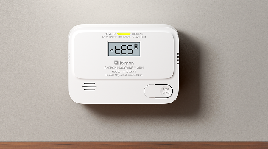 Carbon Monoxide Alarm HM-735ESY Series,Automatic Fault Detection: Distinct Alerts + Flexible Muting