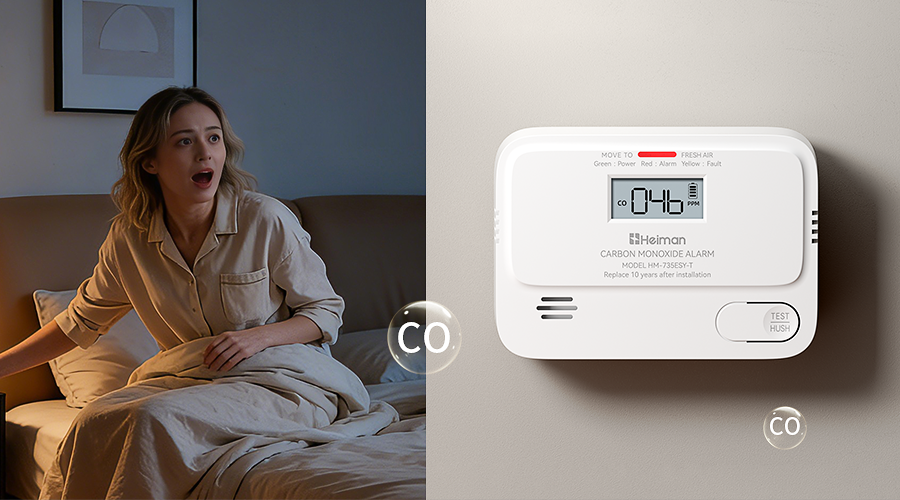 Carbon Monoxide Alarm HM-735ESY Series,Precision CO Detection: Rapid Response