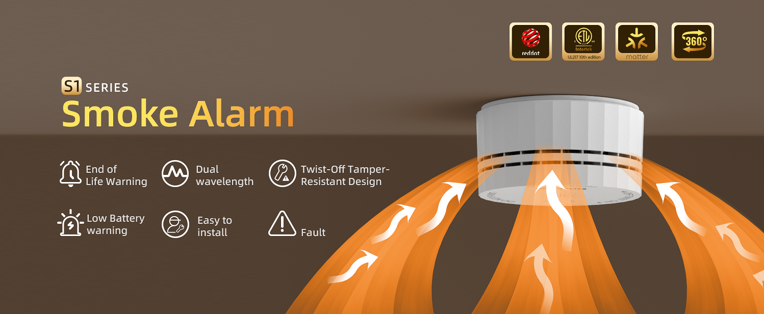Smart Smoke Fire Alarm S1  series