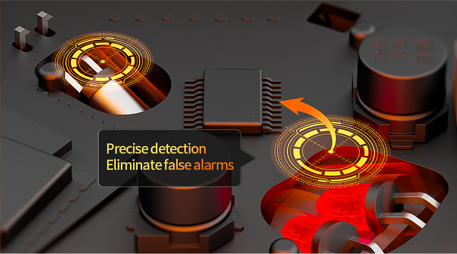 Smart Smoke Fire Alarm S1  series,Dual wavelength