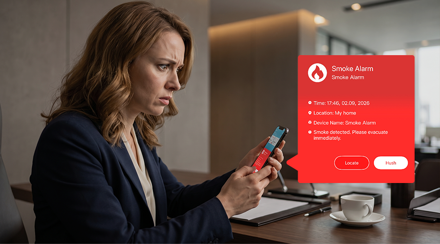 Smoke Alarm HM2SA-5 series,Remote AlertsStay Informed Anywhere