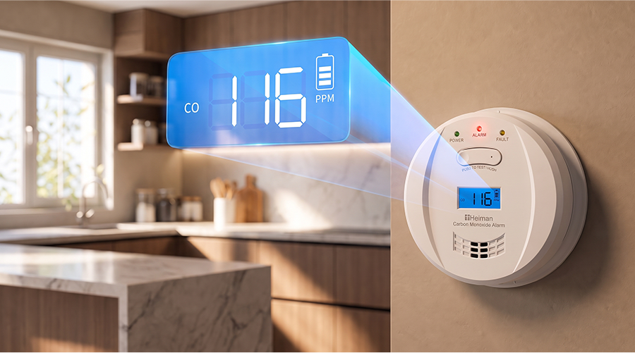 Carbon Monoxide Alarm HM-723ESY series,LCD Display