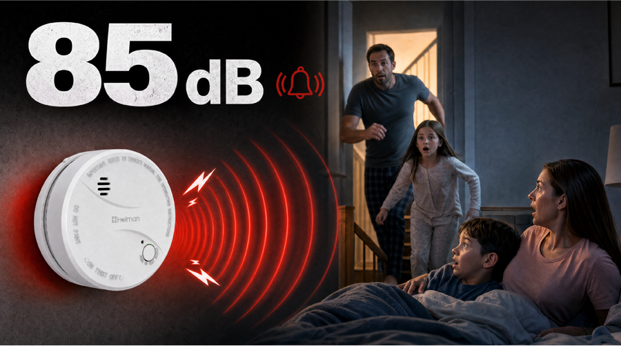 Smoke Alarm HM-625PHS,85dB Loud Alarm