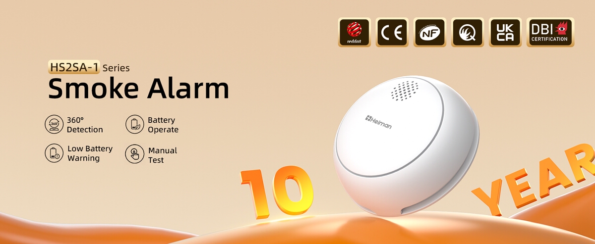 Smart smoke detector HS2SA-1 series