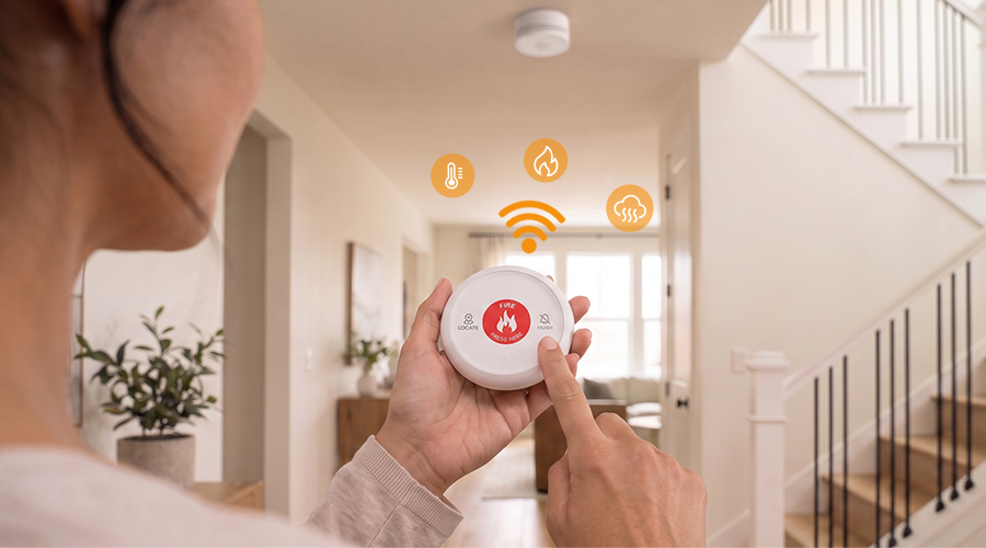 Fire Button HM2EB series,Wireless InterconnectionControl
