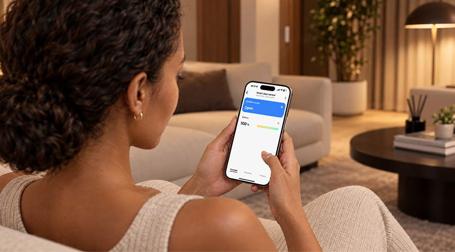 Smart Door Sensor Heiman HS3DS series,APP Remote Control