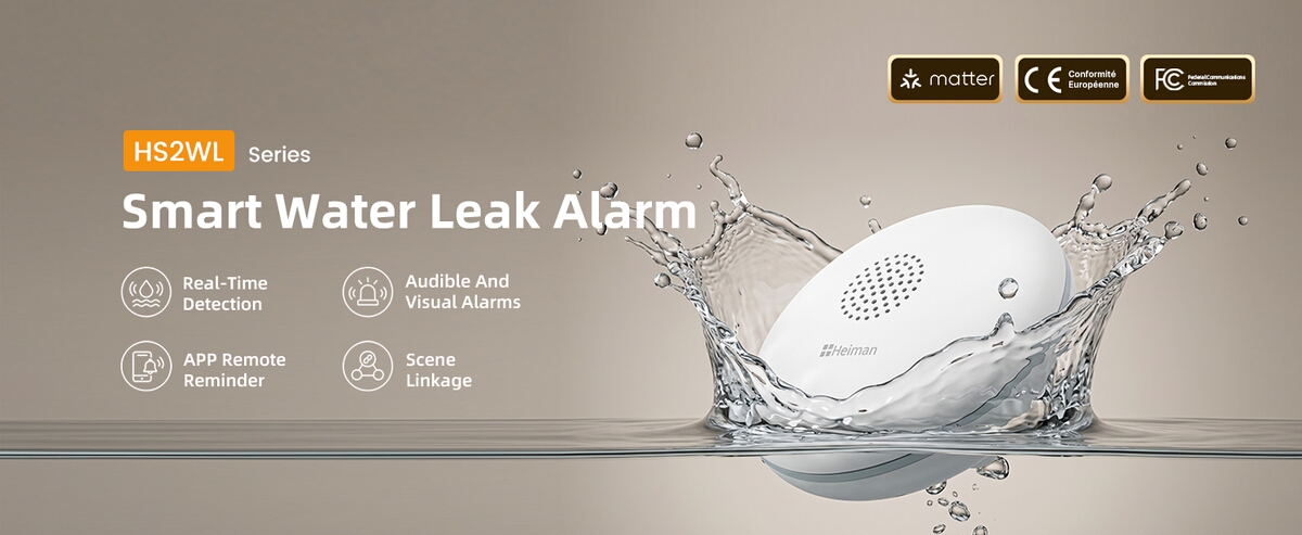 Smart Water Leakage Sensor Heiman HS2WL series