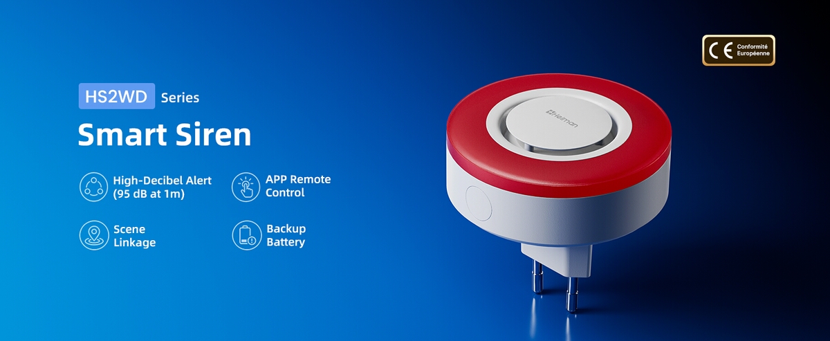 Smart Wireless Siren Heiman HS2WD series