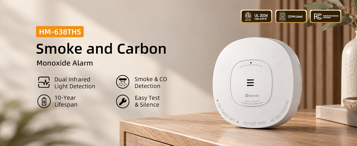 Smoke & CO Alarm HM-638THS