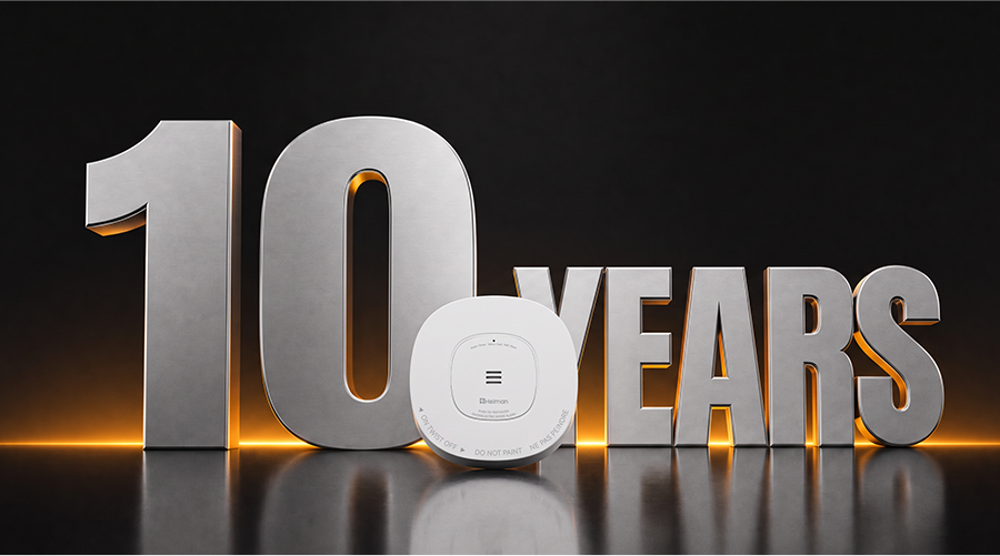 Smoke & CO Alarm HM-638THS,10-Year Battery Life Long-Lasting Protection