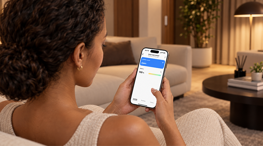 Smart Door Magnetic Detector D1 series,App Remote Control