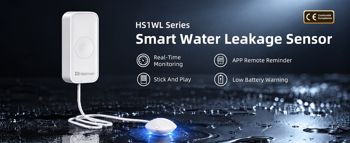 Smart Water Leakage Sensor Heiman HS1WL series