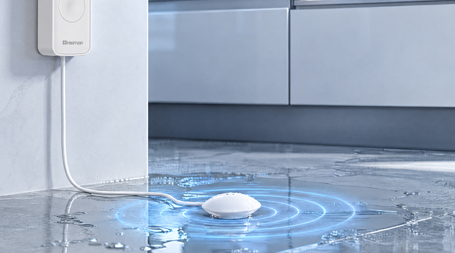 Smart Water Leakage Sensor Heiman HS1WL series,Real-Time Monitoring & High-Precision Sensing