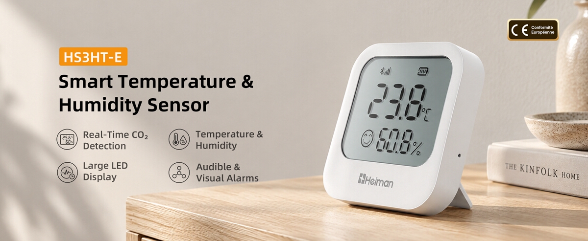 Smart Temperature and Humidity Sensor HEIMAN HS3HT series