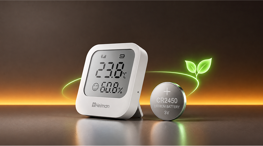 Smart Temperature and Humidity Sensor HEIMAN HS3HT series,Ultra-Low Power & Long Battery Life