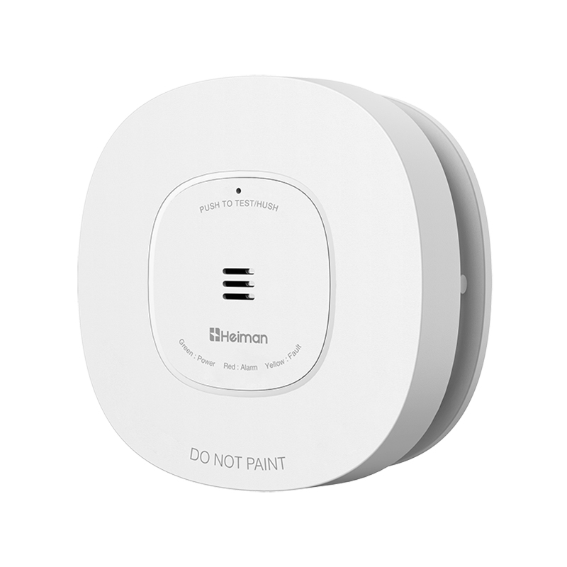 Wired + Wireless interconnected smoke alarms HM-638PHW HM-638PHW-AC