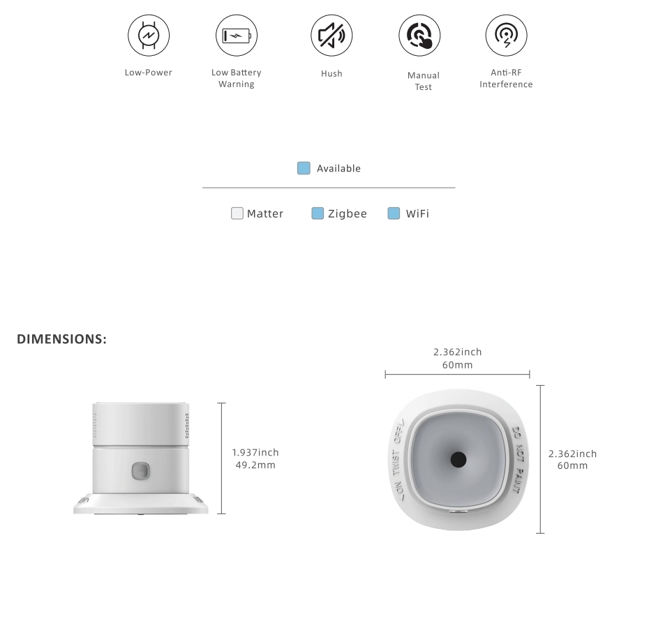 02 Carbon Monoxide Sensor Heiman HS1CA series