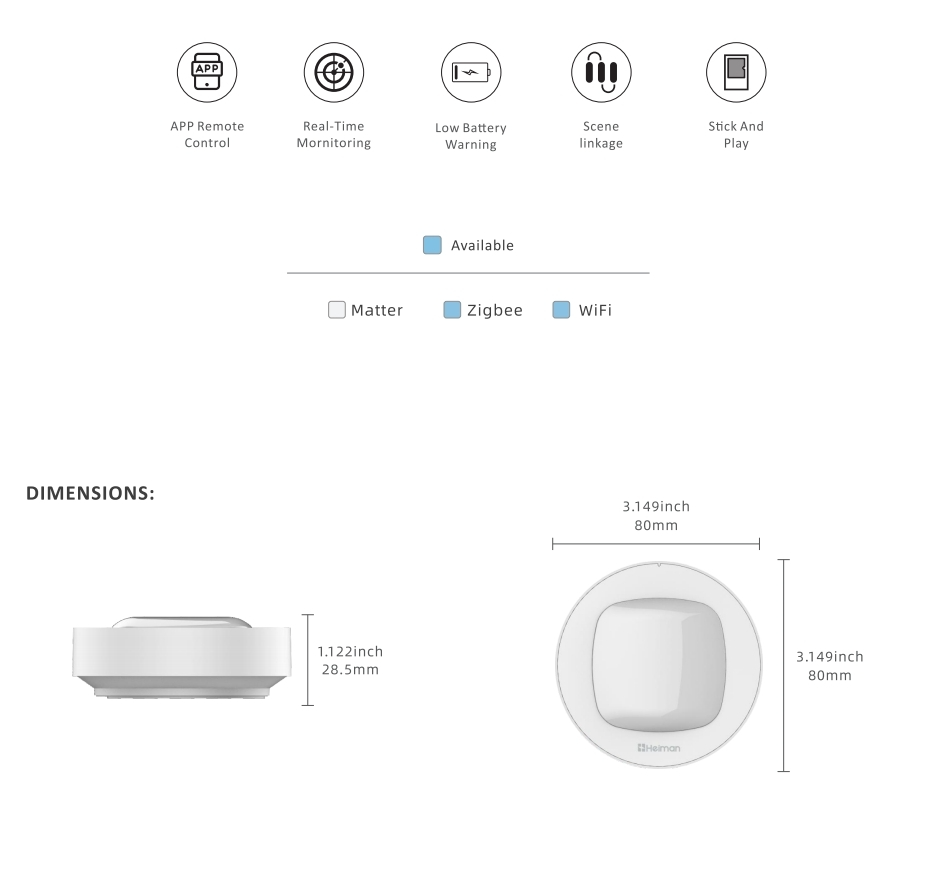 Smart Motion Sensor HS3MS series